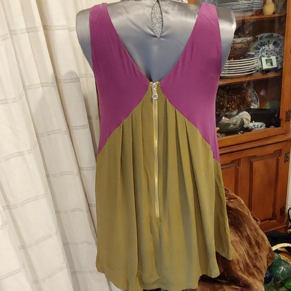 Twelve by Twelve Los Angeles SILK Mini Dress - Picture 2 of 4